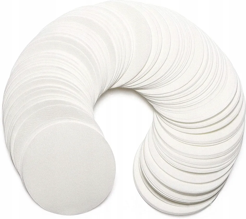 Papierowe filtry AeroPress – stos okrągłych filtrów 350 sztuk